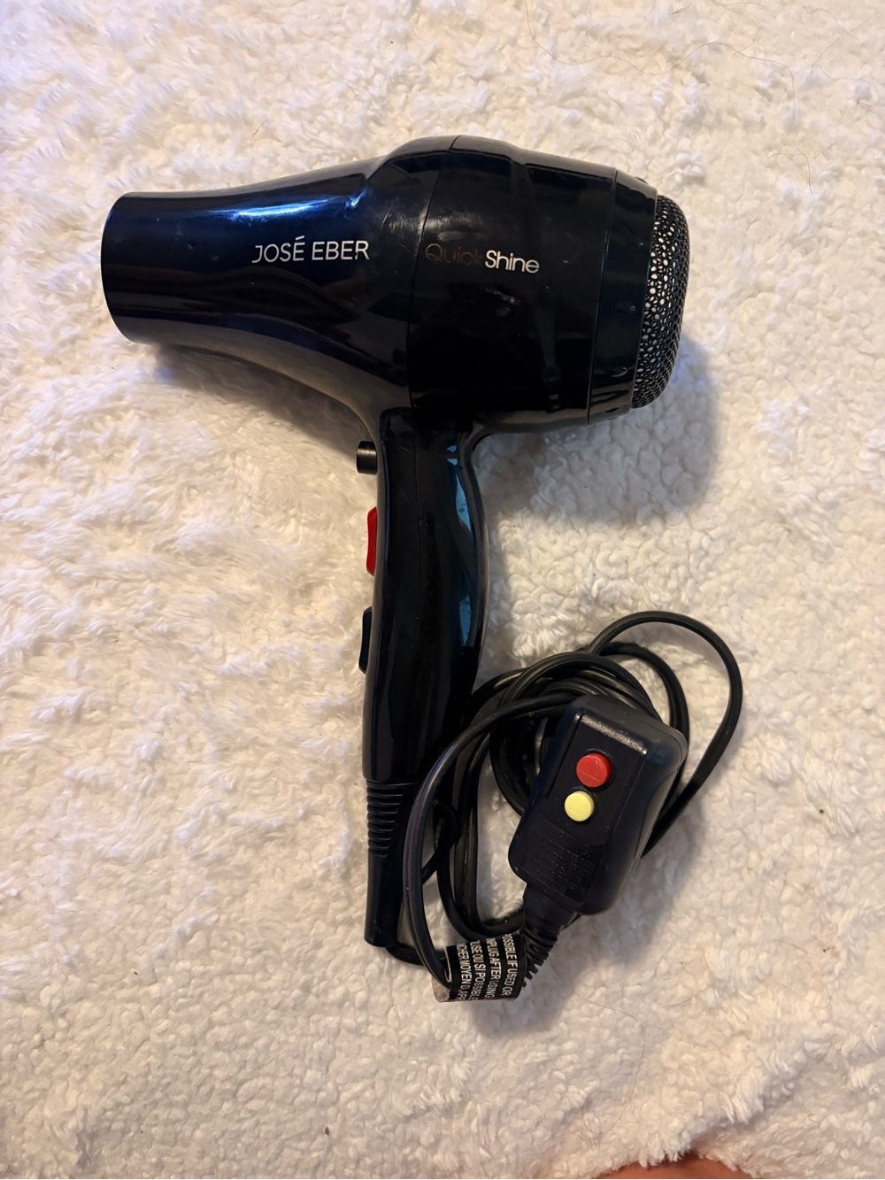 José Eber Quick Shine Black Hair Dryer